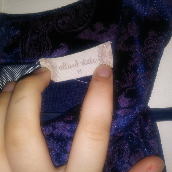 Purple and black dress - Picture 2 of 3